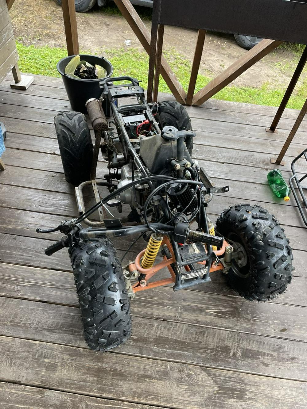 Покраска детского квадроцикла